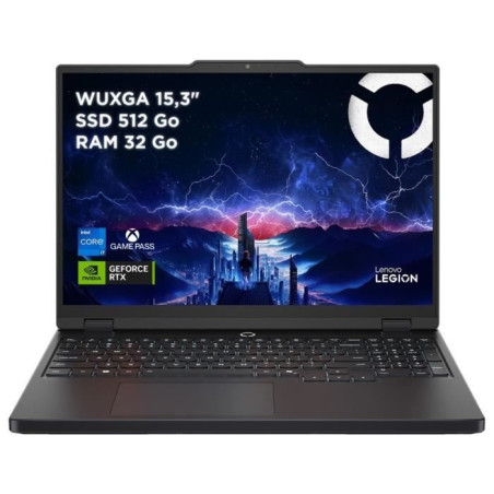 PC portable Gamer LENOVO Legion 5 15IRX10 | Windows 11 - 15,3 165hz IPS - Core i7-13650HX - RTX 5070 115W - 32 Go - 512 Go