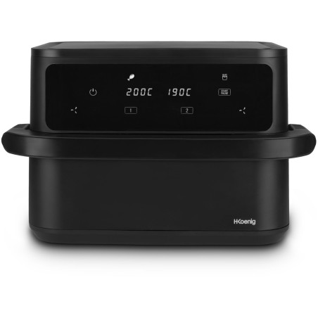 Friteuse sans huile HKoeNIG - FRY960 - Capacité 10L convertible 2 x 5L - 8 programmes de cuisson - 2400W