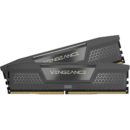 Mémoire RAM - CORSAIR - CMK32GX5M2B6400Z36 - 32 Go 2x 16 Go - VENGEANCE DDR5 Grey Heatspreader 6400MT/s - DIMM - CL 36