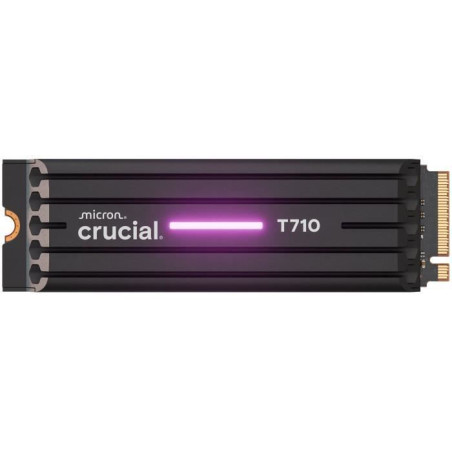 CRUCIAL - SSD interne - T710 -&nbsp;2&nbsp;To - avec dissipateur -&nbsp;PCIe&nbsp;Gen5 NVMe&nbsp;M.2