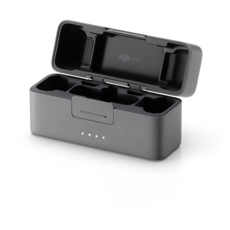 Boîtier de charge - DJI - Mic 2 - Autonomie jusqu'a 18 h - Connexion instantanée