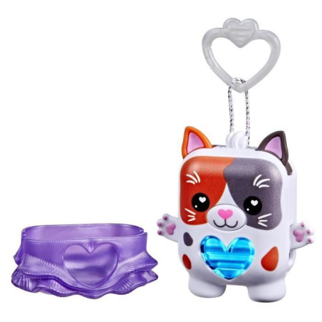 Nano-mals Purrnelope le chaton tricolore, compagnon électronique, plus de 70&nbsp;réactions, pour enfants, des 5&nbsp;ans