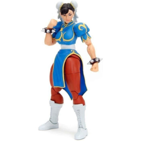 Jada - Street Fighter - Chun Li - Figurine Articulée 15 Cm - Accessoires Amovibles - Des 8 ans