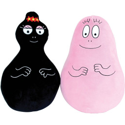 Lot de 2 peluches coussins...
