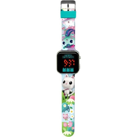 Montre LED Gabby et la maison magique avec fonctions heure et date