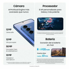 Smartphone Samsung Galaxy S25 Plus 6,7" Qualcomm Snapdragon 8 Elite 12 GB RAM 256 GB Bleu Blue marine Smartphone Samsung Galaxy S25 Plus 6,7" Qualcomm Snapdragon 8 Elite 12 GB RAM 256 GB Bleu Blue marine