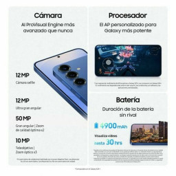 Smartphone Samsung S25+ BLUE 6,7" 12 GB RAM 256 GB Bleu