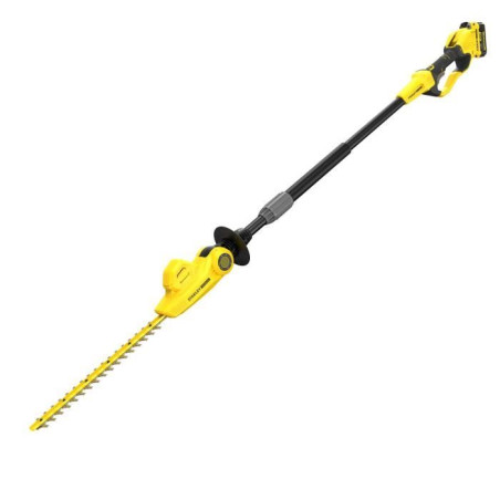 Taille haies sur perche sans fil + batterie 4Ah + chargeur - Stanley Fatmax - SFMCPH845M1-QW - 18V - Lame 45cm - Jusqu'a 3,4m