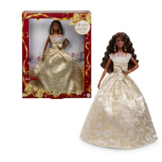 Barbie - Poupée Joyeux Noël - Poupée brune - JBH96 Barbie - Poupée Joyeux Noël - Poupée brune - JBH96