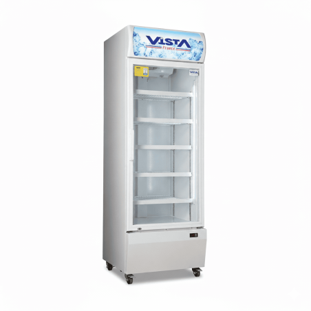 Réfrigérateur Vitré Vista - 1 Porte - 600 L - 70 x 208 x 71 Cm - Blanc