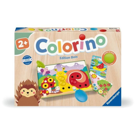 Colorino - Edition pions en bois - RAVENSBURGER - Marron - Bois / Carton - Des 2 ans