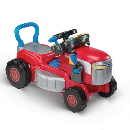 VTECH BABY - SUPER TRACTEUR MAGI TONDEUSE -Evolutif 3 en 1- Multicolore