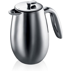 Cafetiere a piston - BODUM - Columbia - Double paroi - 3 tasses - 0.35 l - Inox - Brillant