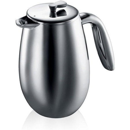 Cafetière a piston - BODUM - Columbia - Double paroi - 3 tasses - 0.35 l - Inox - Brillant