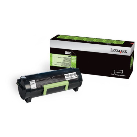 LEXMARK Cartouche de toner 502 - Capacité standard 1.500 pages - Pack de 1 - Noir