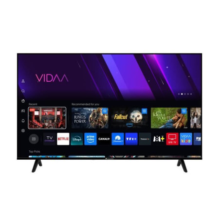 Téléviseur LED CONTINENTAL EDISON - 55“ (139 cm) - UHD - 3xHDMI - 2xUSB - Noir