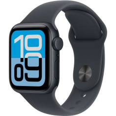 Apple Watch SE 3&nbsp;GPS + Cellular - 40mm&nbsp;- Boîtier Midnight Aluminium - Bracelet Midnight Sport Band - M/L