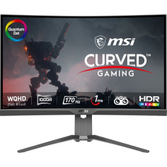 Ecran PC Gamer Incurvé - MSI - 27'' - QHD -170Hz - Dalle Rapid VA - 1ms - MAG275CQRF QD