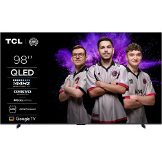 TCL 98QLED810K - TV QLED 98 (249 cm) - 4K UHD 3840x2160 - 144 Hz - Dolby Vison IQ - Google TV - 4xHDMI 2.1 - WiFi