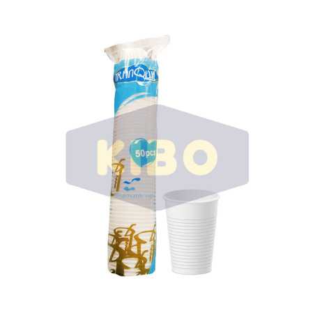 Verre à jeter blanc 5x170ml
