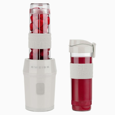 Mini-blender - SWEISS - MOOV8 - 300 W - 570 ml - 2 gourdes - Beige