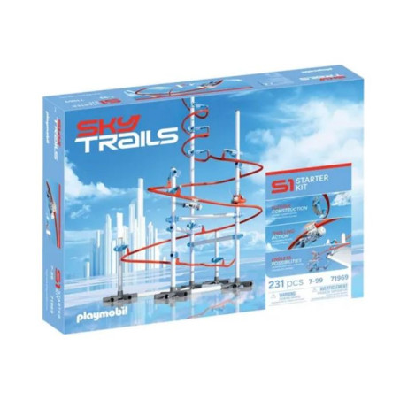 SkyTrails Kit de démarrage, Circuit aérien Starter kit, 231 pieces, des 7 ans