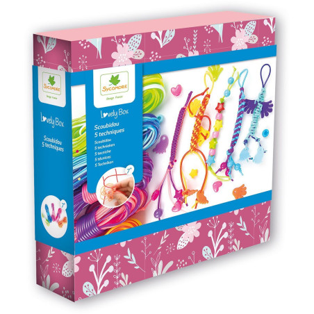 Lovely Box - SYCOMORE - 5 Techniques de scoubidou - Des 7 ans
