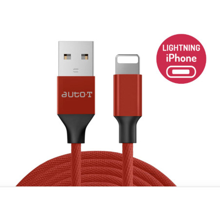 Câble - AUTO T - 540346 - USB 2.0 - Lightning