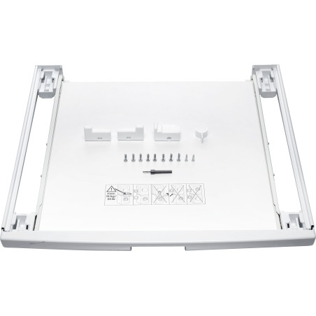 Kit de superposition - BOSCH - WTZ11400 - Avec plateau coulissant - 60 cm - Blanc