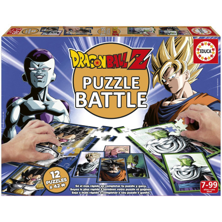 Puzzle - EDUCA - Battle Dragon Ball Z - 12 puzzles