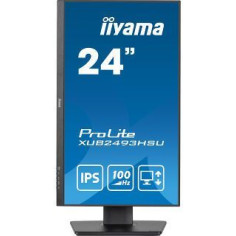 Ecran PC - IIYAMA - 23,8 - Full HD - 100Hz - Dalle IPS - 1ms - Pied réglable + Pivot - Prolite XUB2493HSU-B7