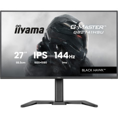 Ecran PC Gamer - IIYAMA - 27 - FHD - 144Hz - Dalle IPS - 1ms - Réglable en hauteur - G-Master Black Hawk