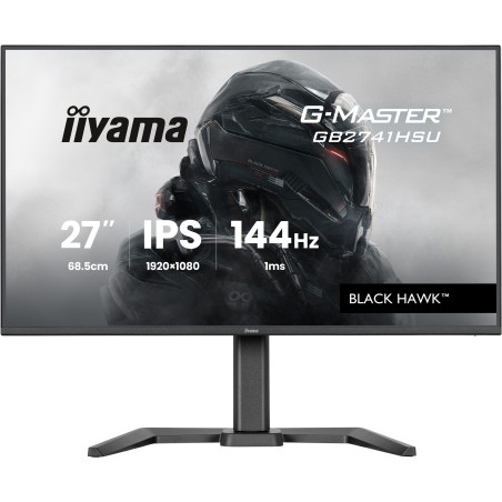 Ecran PC Gamer - IIYAMA - 27 - FHD - 144Hz - Dalle IPS - 1ms - Réglable en hauteur - G-Master Black Hawk