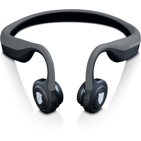 Lenco HBC-200 - Casque Bluetooth a conduction osseuse - Noir