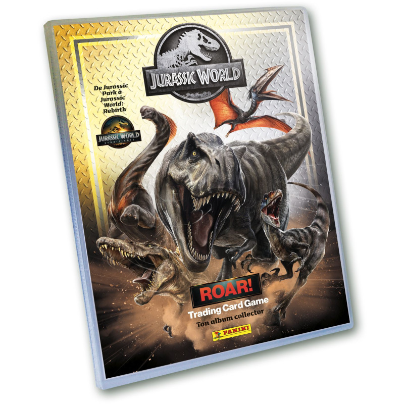 JURASSIC WORLD PANINI 1 classeur complet 165 cartes + 2 cartes édition