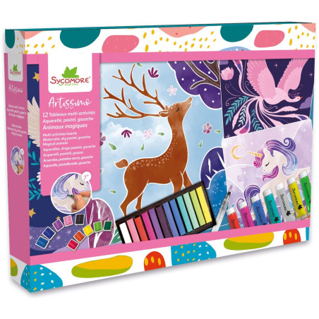 Multi activités XXL - SYCOMORE - Artissimo - Aquarelles pastels acrylique - Des 7 ans