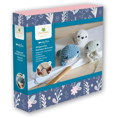 Lovely Box - SYCOMORE - Amigurumi - Animaux de la mer - Des 10 ans