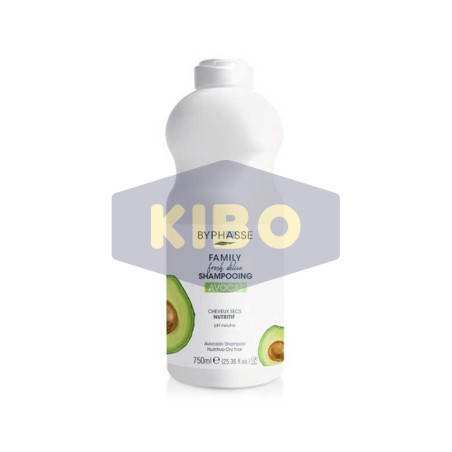 Shampoing avocat cheveux secs 750ml Famille