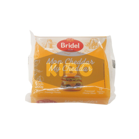 12 Tranches de fromage cheddar 200g