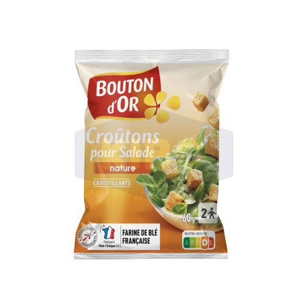 Croûtons pour salade nature 60g