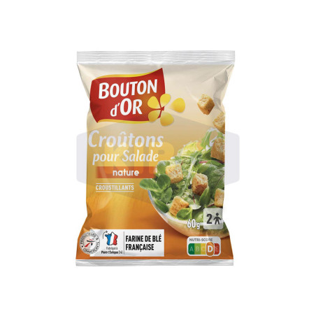 Croûtons pour salade nature 60g