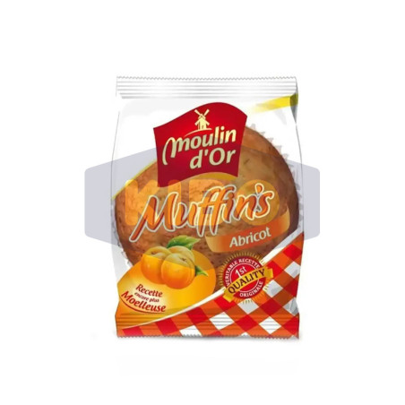 Muffins fourrés au coulis d'abricot 55g