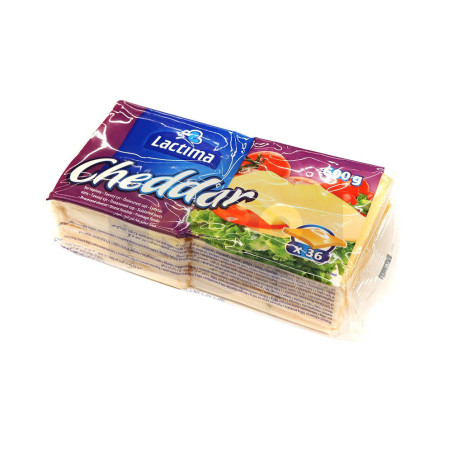 Fromage fondu cheddar x36 tranches 600g