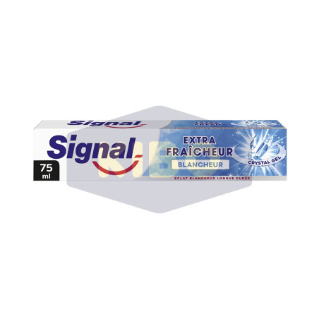 Dentifrice soin extra fraîcheur et blancheur crystal gel 75ml