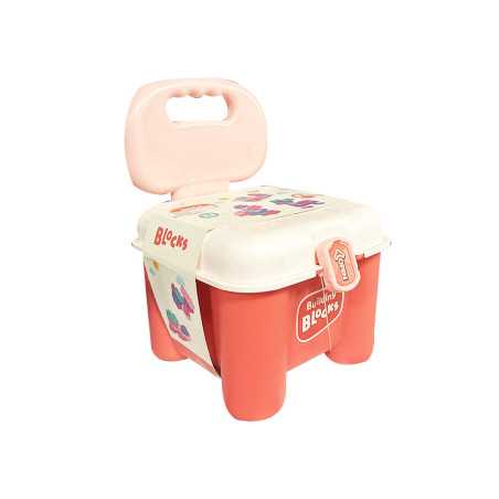 Jeux de construction blocs 32 pièces coffret en chaisen plastique