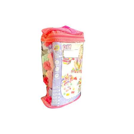 Jeux de construction Blocs colorés en plastique 43 pièces