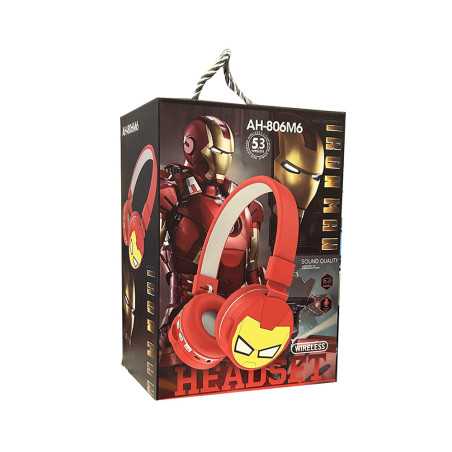 Casque sans fil enfant Iron man