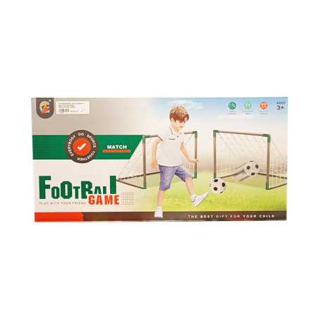 Kit de football set 2 filets + 1 ballon