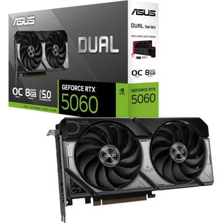 Carte graphique - ASUS - Dual -RTX5060TI-O8G NVIDIA GeForce RTX 5060 Ti 8 Go GDDR7