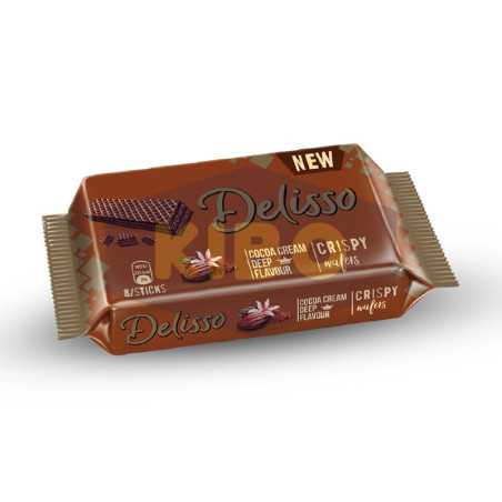 Gaufrette Delisso au cacao saveur chocolat au lait 40g